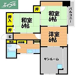 JR宇野線 大元駅 徒歩6分 4階/-