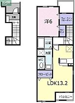 岡山県岡山市南区西市（賃貸アパート1LDK・2階・51.13㎡） その2