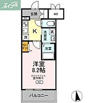 岡山県岡山市北区大学町（賃貸マンション1K・9階・28.38㎡） その2