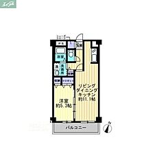 岡山県岡山市南区新保（賃貸マンション1LDK・2階・41.28㎡） その2