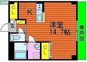 岡山県岡山市北区今4丁目（賃貸マンション1R・1階・35.49㎡） その2