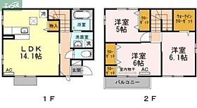 岡山県岡山市北区神田町2丁目（賃貸一戸建3LDK・1階・79.78㎡） その2