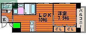 岡山県岡山市北区野田1丁目（賃貸マンション1LDK・3階・38.82㎡） その2