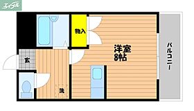 岡山県岡山市北区北長瀬表町3丁目（賃貸マンション1K・6階・21.00㎡） その2