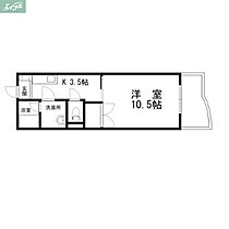 岡山県岡山市北区北長瀬表町3丁目（賃貸マンション1K・2階・35.00㎡） その2