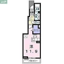 岡山県岡山市北区北長瀬本町（賃貸アパート1R・1階・32.94㎡） その2