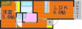 岡山県岡山市北区青江4丁目（賃貸アパート1LDK・2階・42.74㎡） その2