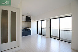 岡山電気軌道清輝橋線 清輝橋駅 徒歩12分の賃貸マンション 4階3DKのリビング/ダイニング