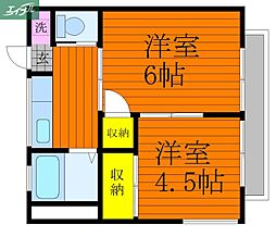 JR宇野線 大元駅 徒歩10分 2階/-