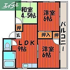 物件の間取り