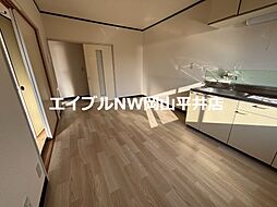 JR赤穂線 西大寺駅 徒歩37分の賃貸アパート 2階2DKのリビング/ダイニング