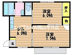 JR山陽本線 岡山駅 バス30分 洲崎下車 徒歩6分 1階/-