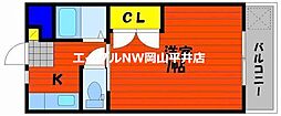 間取図画像 1K