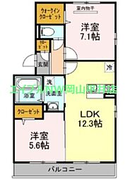 JR宇野線 備前西市駅 4km 2階/-