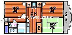 プロムナード洲崎1号棟 3DKの間取図画像