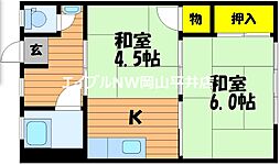 JR山陽本線 岡山駅 バス24分 操南団地入口下車 徒歩8分 1階/-