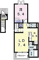 岡山県岡山市北区十日市東町（賃貸アパート1LDK・2階・41.23㎡） その2