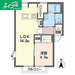 プレステージ溝口　Ａ棟 1階