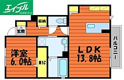 ファーデン・ハウス 1階/-