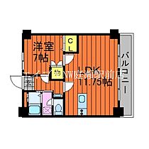 メゾンコンフォート  ｜ 岡山県倉敷市松島（賃貸マンション1LDK・4階・54.19㎡） その2