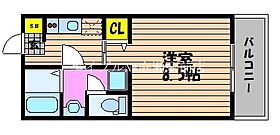 ハイム　ワケ  ｜ 岡山県倉敷市松島（賃貸アパート1K・2階・26.00㎡） その2