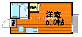 メゾンアルスA  ｜ 岡山県倉敷市徳芳（賃貸アパート1R・2階・18.00㎡） その2