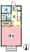 セゾン和気　B  ｜ 岡山県倉敷市松島（賃貸アパート1K・2階・26.80㎡） その2