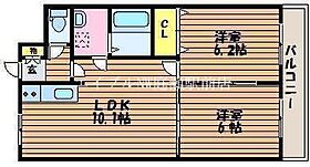 ホワイトストーン白石  ｜ 岡山県岡山市北区白石東新町（賃貸マンション2LDK・6階・47.17㎡） その2