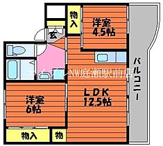 ＫＡＩ Ｔｅｒｒａｃｅ　I  ｜ 岡山県玉野市後閑（賃貸マンション2LDK・4階・53.08㎡） その2