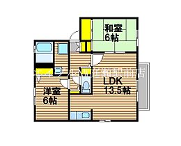 パークサイドヴィレッジD棟  ｜ 岡山県総社市清音柿木（賃貸アパート2LDK・2階・57.82㎡） その2