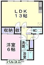 サンライフ西富井  ｜ 岡山県倉敷市西富井（賃貸アパート1LDK・2階・45.10㎡） その2