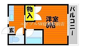 リトルハイム花尻58号館  ｜ 岡山県岡山市北区東花尻（賃貸マンション1K・4階・19.44㎡） その2