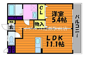 ディアコート清音  ｜ 岡山県総社市清音上中島（賃貸マンション1LDK・2階・41.31㎡） その2