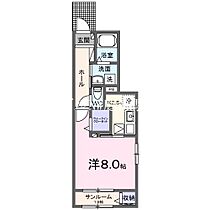 ルナテセラI  ｜ 岡山県倉敷市水江（賃貸アパート1K・1階・33.20㎡） その2