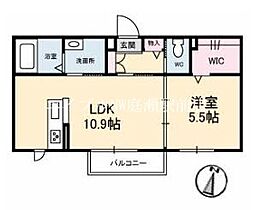 ファイン　シンフォニー　A棟  ｜ 岡山県倉敷市上富井（賃貸アパート1LDK・2階・40.80㎡） その2