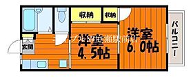 サンステージ68　B棟  ｜ 岡山県倉敷市栗坂（賃貸アパート2K・2階・29.81㎡） その2