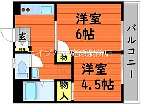 ガーディニアシティI  ｜ 岡山県倉敷市西中新田（賃貸マンション1LDK・1階・31.46㎡） その2