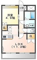 エルガーデン白石  ｜ 岡山県岡山市北区白石東新町3-102（賃貸マンション1LDK・1階・41.02㎡） その2