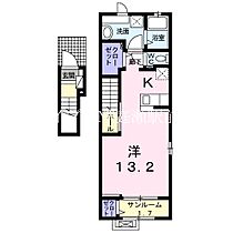 ル　クール　I  ｜ 岡山県倉敷市宮前（賃貸アパート1K・2階・40.74㎡） その2