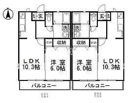 シャルパンテ  ｜ 岡山県倉敷市笹沖1038-3（賃貸アパート1LDK・2階・40.73㎡） その2