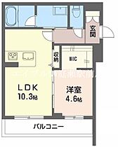 シャーメゾンはしま  ｜ 岡山県倉敷市羽島（賃貸マンション1LDK・2階・41.00㎡） その2