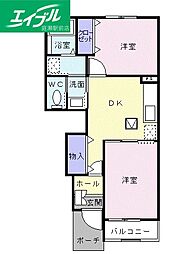 ブラン プレジール A 1階