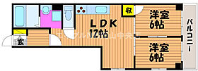 ラ・メール東島田  ｜ 岡山県岡山市北区東島田町1丁目（賃貸マンション2LDK・3階・53.90㎡） その2