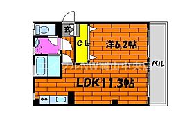 ステラマリス  ｜ 岡山県岡山市北区厚生町2丁目（賃貸マンション1LDK・2階・41.00㎡） その2