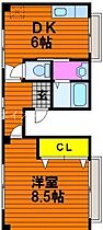 メゾン長谷川  ｜ 岡山県岡山市北区大元駅前（賃貸マンション1DK・3階・35.04㎡） その2