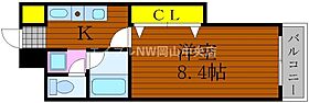 アンブシュール京橋  ｜ 岡山県岡山市北区京橋町（賃貸マンション1K・4階・25.83㎡） その2