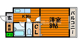 シティハイツ岩田  ｜ 岡山県岡山市北区岩田町（賃貸マンション1K・3階・25.00㎡） その2