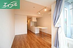 シャインコート岡南町 4階ワンルームのリビング/ダイニング