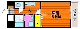 ハアラン高柳  ｜ 岡山県岡山市北区高柳西町（賃貸マンション1K・6階・27.81㎡） その2