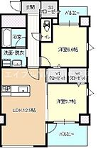 SERENA　MARUNOUCHI  ｜ 岡山県岡山市北区丸の内2丁目（賃貸マンション2LDK・2階・62.31㎡） その2